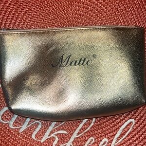 Matto Gold Cosmetic Make-Up Clutch Bag